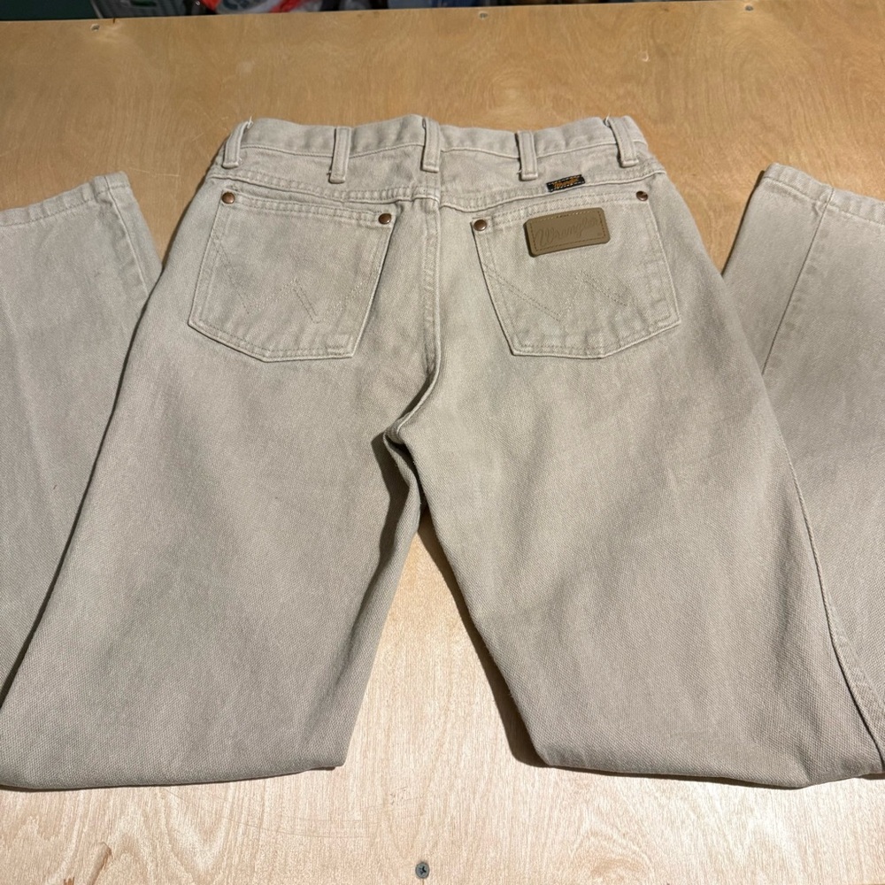 Wrangler Men's Bootcut Jeans - Light Tan